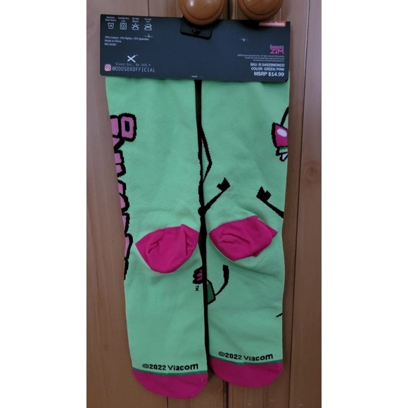 Invader Zim Socks NEW - Picture 2 of 2